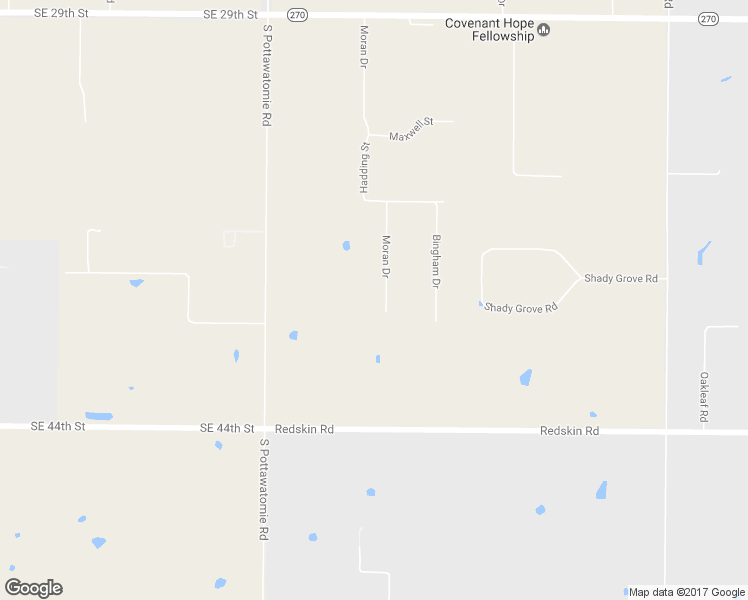 map of restaurants, bars, coffee shops, grocery stores, and more near 4101 Harrison Drive in Harrah