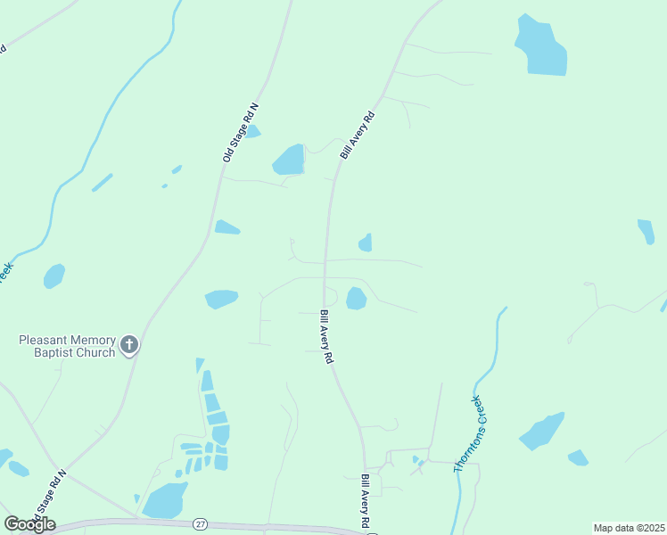 map of restaurants, bars, coffee shops, grocery stores, and more near 760 Bill Avery Road in Coats