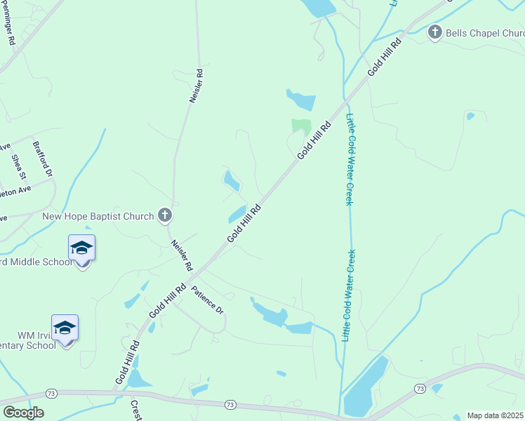 map of restaurants, bars, coffee shops, grocery stores, and more near 2101 Gold Hill Road in Concord