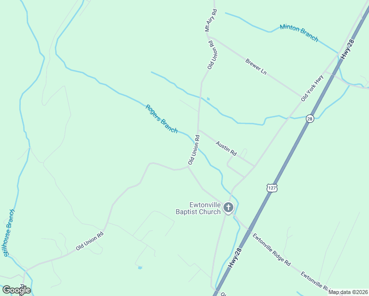 map of restaurants, bars, coffee shops, grocery stores, and more near 15 Mount Airy Road in Dunlap