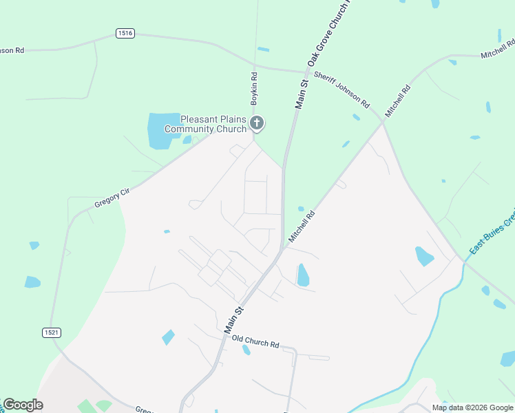 map of restaurants, bars, coffee shops, grocery stores, and more near 1434 Main Street in Lillington