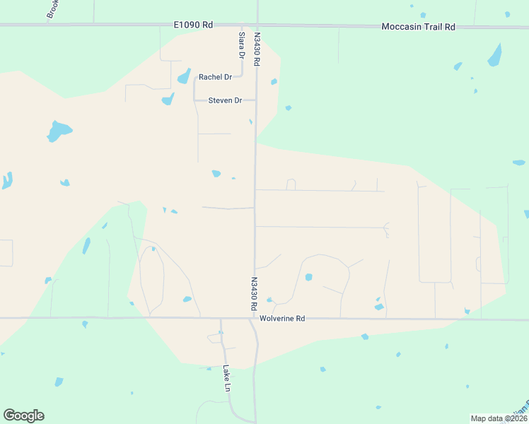 map of restaurants, bars, coffee shops, grocery stores, and more near 8505 North Bryan Avenue in Shawnee