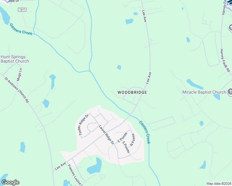 map of restaurants, bars, coffee shops, grocery stores, and more near 1314 Fernridge Drive in Sanford