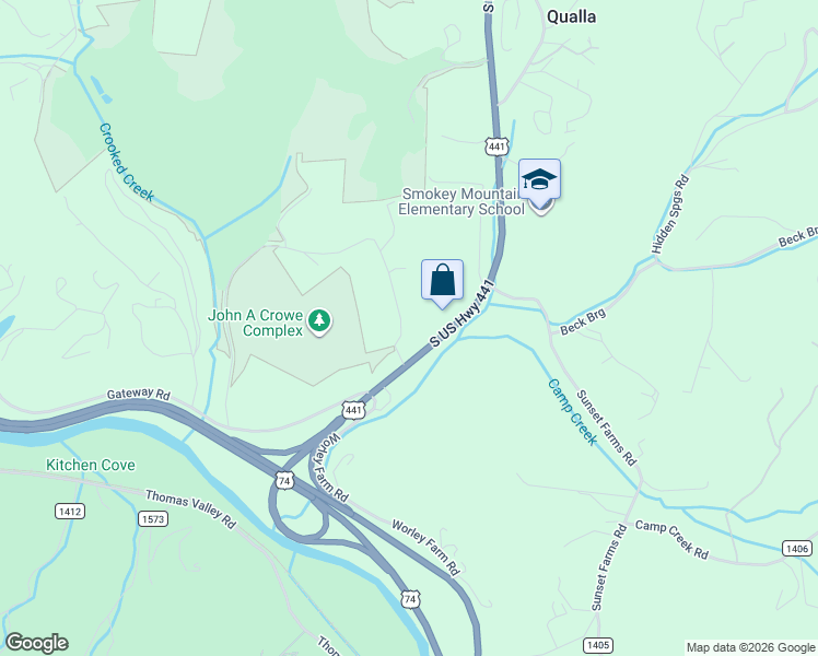 map of restaurants, bars, coffee shops, grocery stores, and more near 66 Coopers Farm Road in Whittier