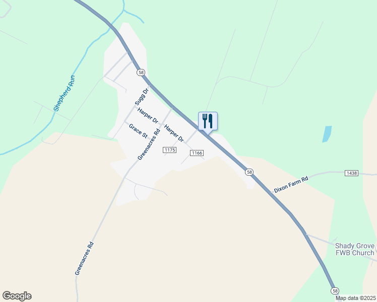 map of restaurants, bars, coffee shops, grocery stores, and more near 336 Harper Drive in Snow Hill