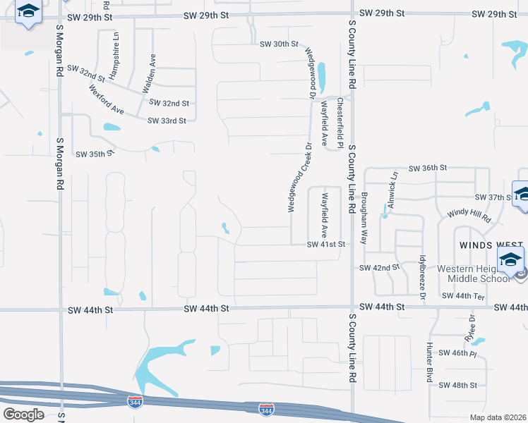 map of restaurants, bars, coffee shops, grocery stores, and more near 4004 Wedgewood Creek Drive in Oklahoma City