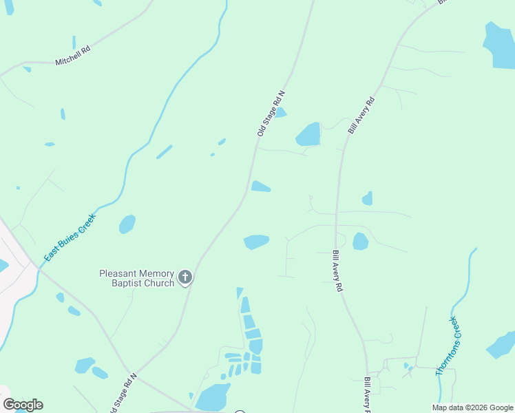 map of restaurants, bars, coffee shops, grocery stores, and more near 1048 Old Stage Road North in Coats