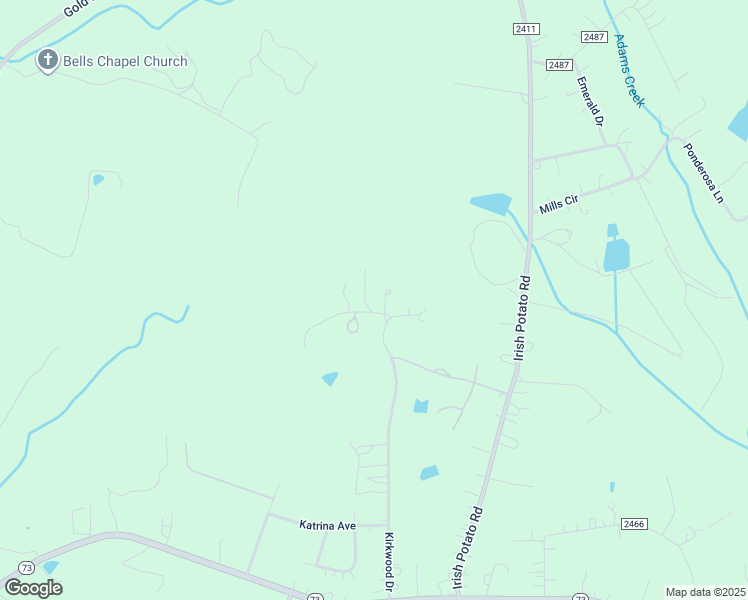 map of restaurants, bars, coffee shops, grocery stores, and more near 501 Kirkwood Drive in Concord