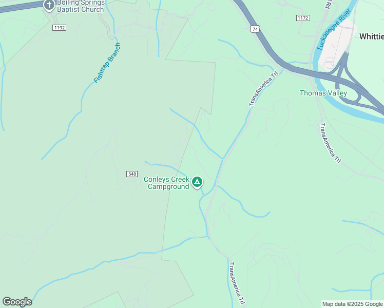 map of restaurants, bars, coffee shops, grocery stores, and more near 161 Claude Brooks Road in Whittier