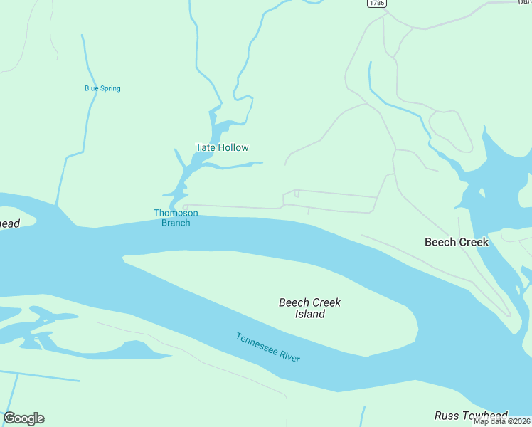 map of restaurants, bars, coffee shops, grocery stores, and more near 166 Tn River Estates Road in Clifton
