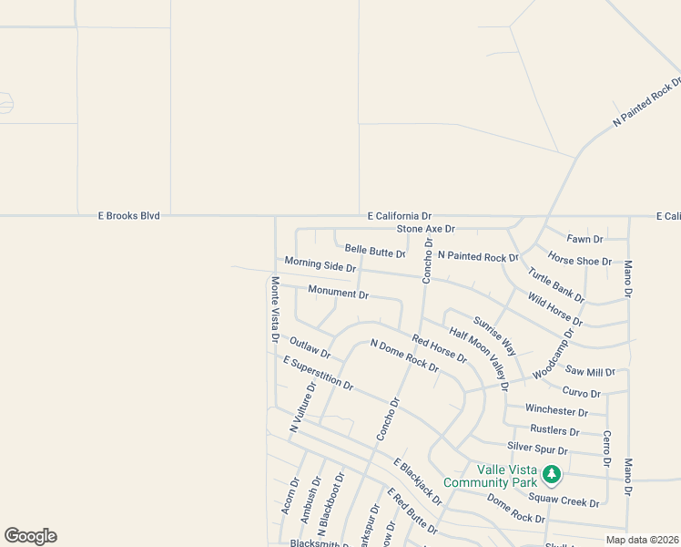 map of restaurants, bars, coffee shops, grocery stores, and more near 7101 Monument Drive in Kingman