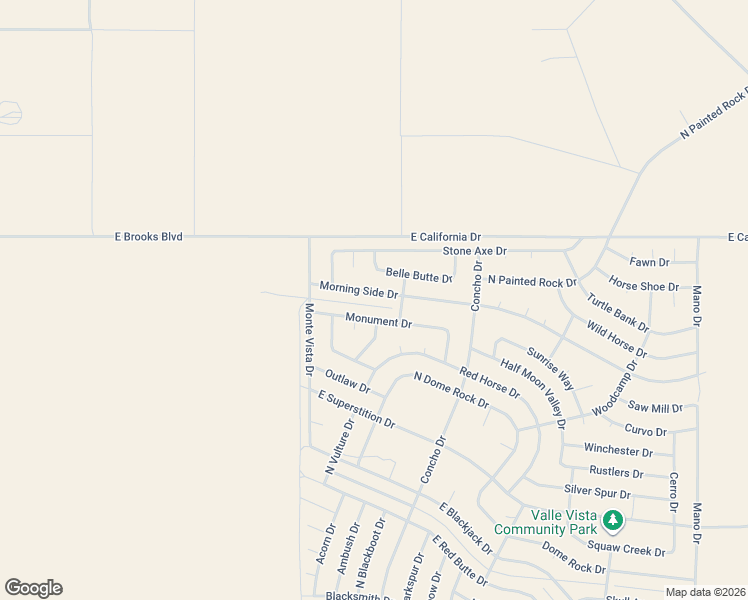 map of restaurants, bars, coffee shops, grocery stores, and more near 7101 Monument Drive in Kingman