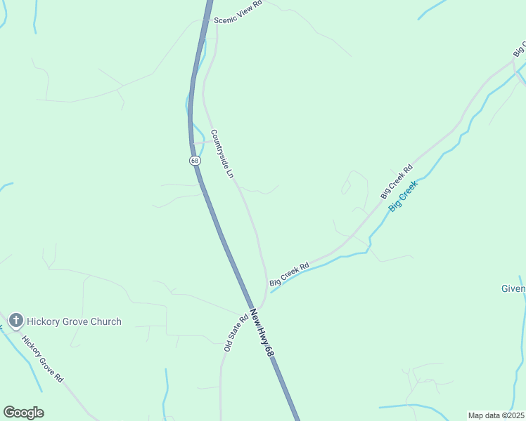 map of restaurants, bars, coffee shops, grocery stores, and more near 381 Countryside Lane in Madisonville