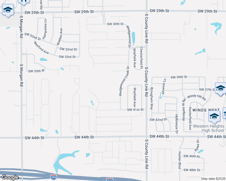 map of restaurants, bars, coffee shops, grocery stores, and more near 8720 Southwest 40th Street in Oklahoma City