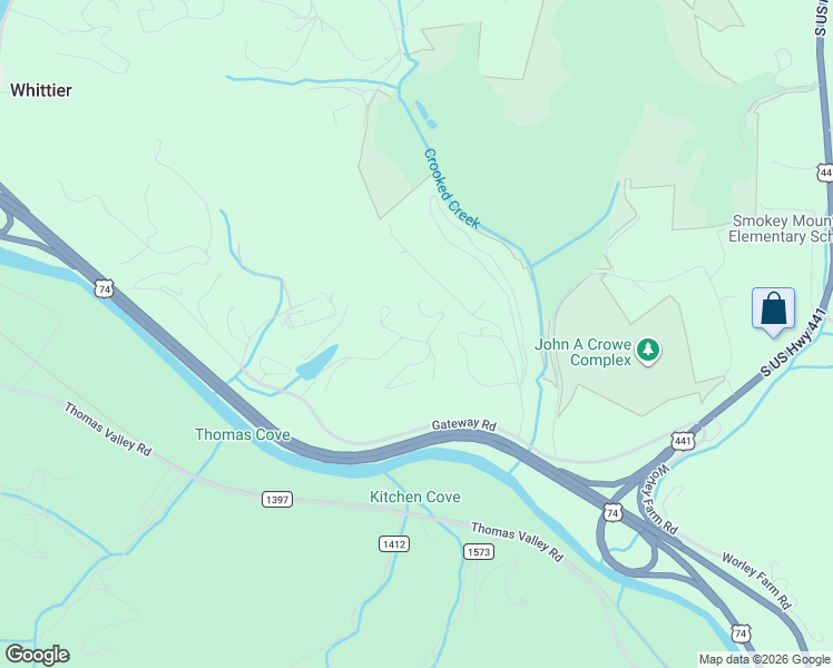 map of restaurants, bars, coffee shops, grocery stores, and more near 336 Mountaineer Road in Whittier