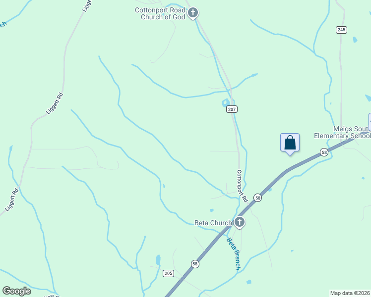 map of restaurants, bars, coffee shops, grocery stores, and more near 195 Cottonport Road in Decatur