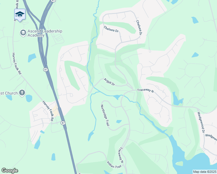 map of restaurants, bars, coffee shops, grocery stores, and more near 1645 North Stonegate Drive in Sanford