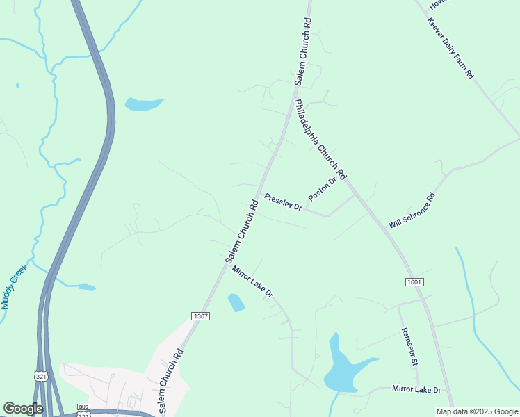 map of restaurants, bars, coffee shops, grocery stores, and more near 1271 Jaclyn Lane in Lincolnton