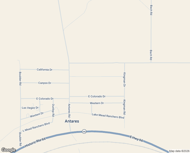 map of restaurants, bars, coffee shops, grocery stores, and more near Unnamed Road in Kingman