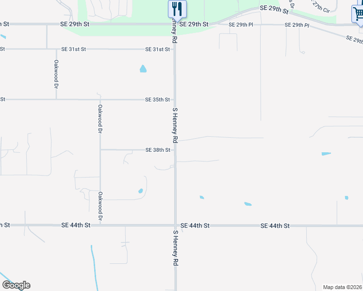 map of restaurants, bars, coffee shops, grocery stores, and more near 14001 Southeast 37th Place in Choctaw