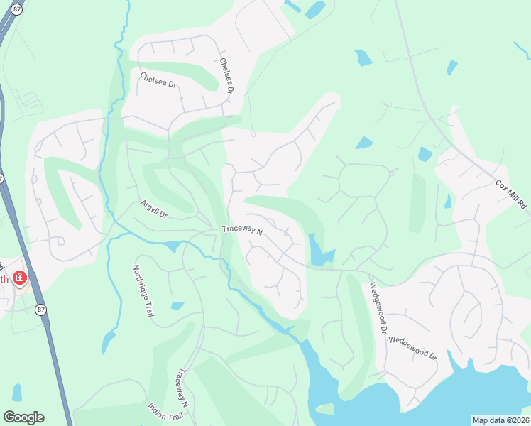 map of restaurants, bars, coffee shops, grocery stores, and more near 4022 Deer Track Trail in Sanford