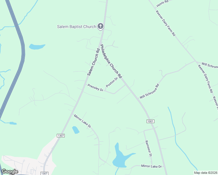 map of restaurants, bars, coffee shops, grocery stores, and more near 1432 Poston Drive in Lincolnton