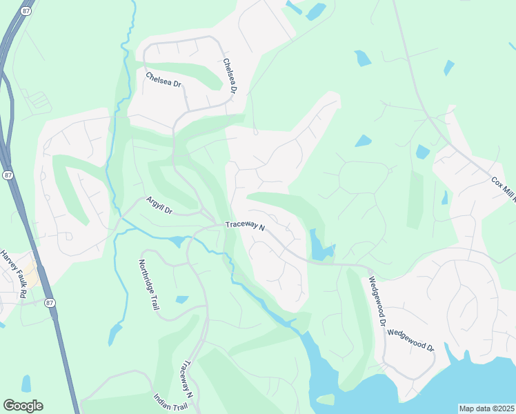 map of restaurants, bars, coffee shops, grocery stores, and more near 4020 Deer Track Trail in Sanford