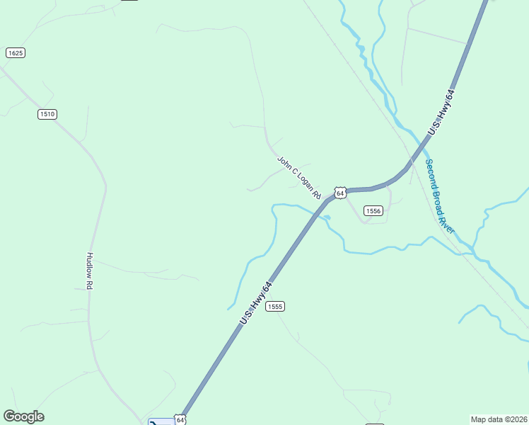 map of restaurants, bars, coffee shops, grocery stores, and more near 225 John C Logan Road in Rutherfordton