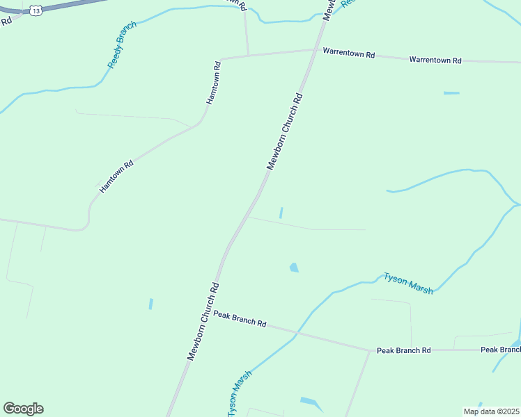 map of restaurants, bars, coffee shops, grocery stores, and more near 1005 Mewborn Church Road in Snow Hill