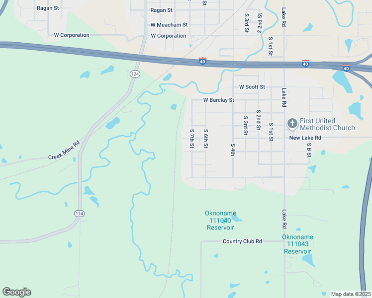 map of restaurants, bars, coffee shops, grocery stores, and more near 1309 South 7th Street in Henryetta