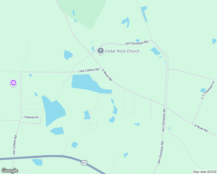 map of restaurants, bars, coffee shops, grocery stores, and more near 3715 South River Road in Lillington