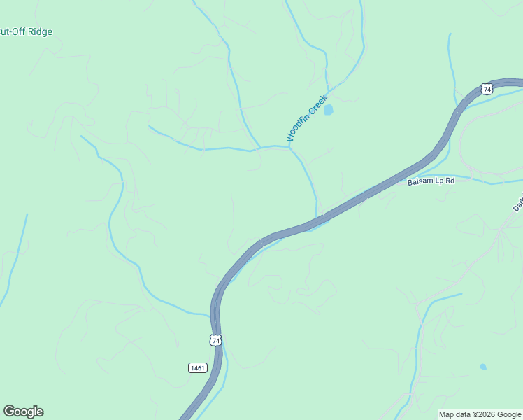 map of restaurants, bars, coffee shops, grocery stores, and more near 59 Woodfin Road in Sylva