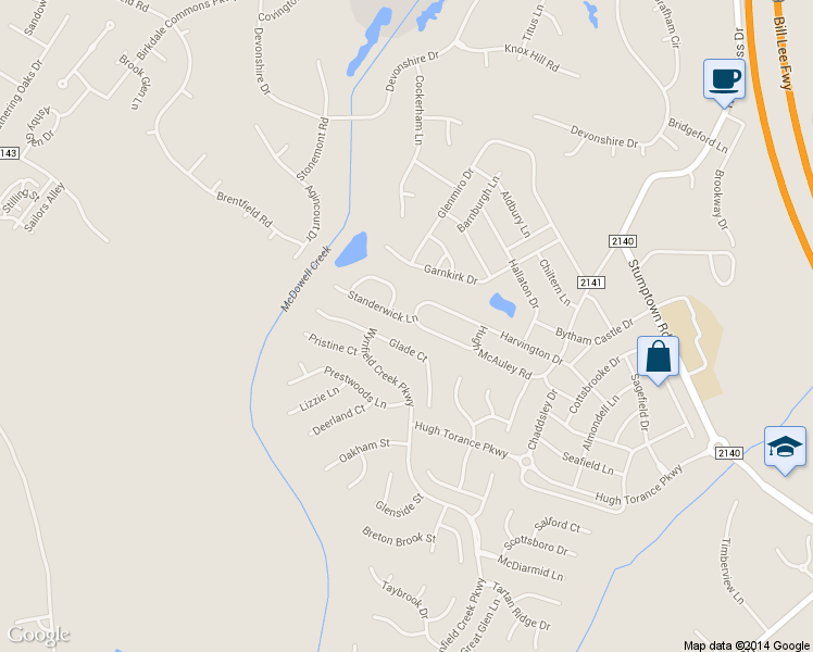 map of restaurants, bars, coffee shops, grocery stores, and more near 9434 Standerwick Lane in Huntersville