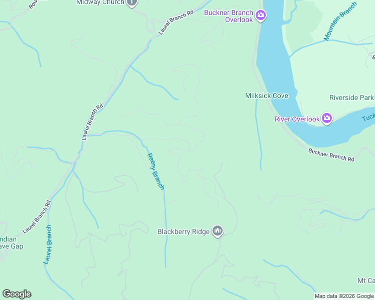 map of restaurants, bars, coffee shops, grocery stores, and more near 518 Fontana Ridge Road in Bryson City