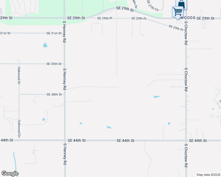 map of restaurants, bars, coffee shops, grocery stores, and more near 14312 Southeast 37th Place in Choctaw