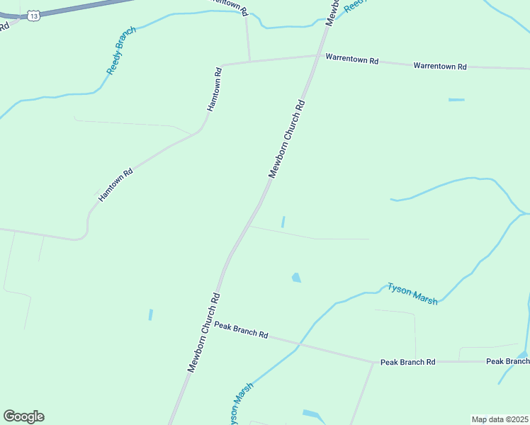 map of restaurants, bars, coffee shops, grocery stores, and more near 985 Mewborn Church Road in Snow Hill