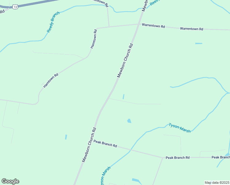 map of restaurants, bars, coffee shops, grocery stores, and more near 985 Mewborn Church Road in Snow Hill