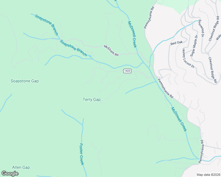 map of restaurants, bars, coffee shops, grocery stores, and more near 281 Judson Ridge Road in Arden