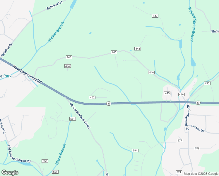 map of restaurants, bars, coffee shops, grocery stores, and more near 143 County Road 452 in Athens