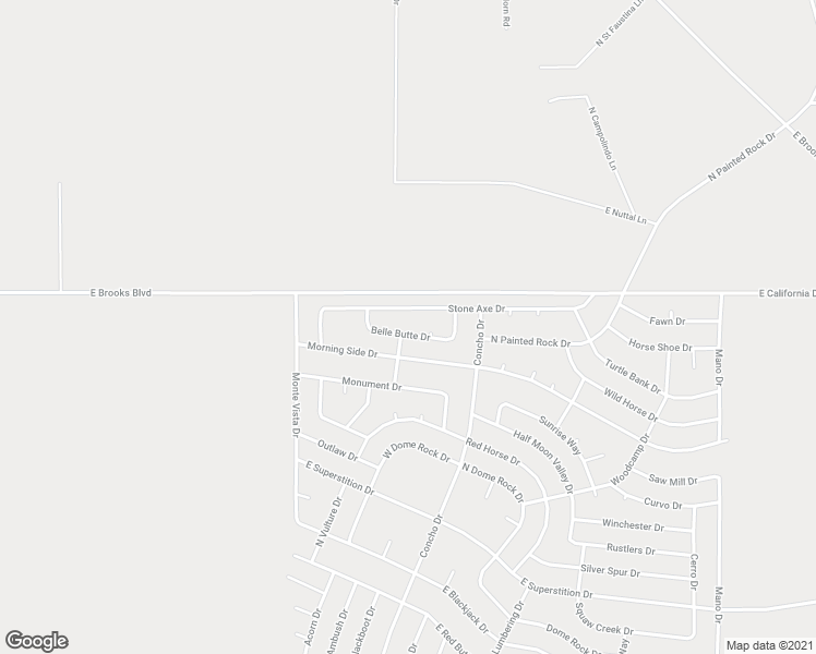 map of restaurants, bars, coffee shops, grocery stores, and more near 7129 Belle Butte Drive in Kingman