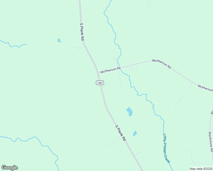 map of restaurants, bars, coffee shops, grocery stores, and more near 3125 South Plank Road in Sanford