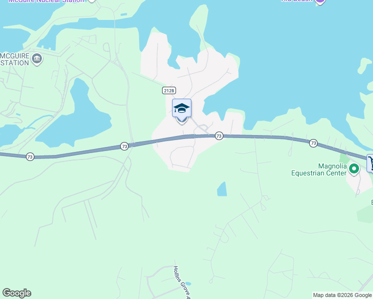 map of restaurants, bars, coffee shops, grocery stores, and more near 13929 Hastings Farm Road in Huntersville