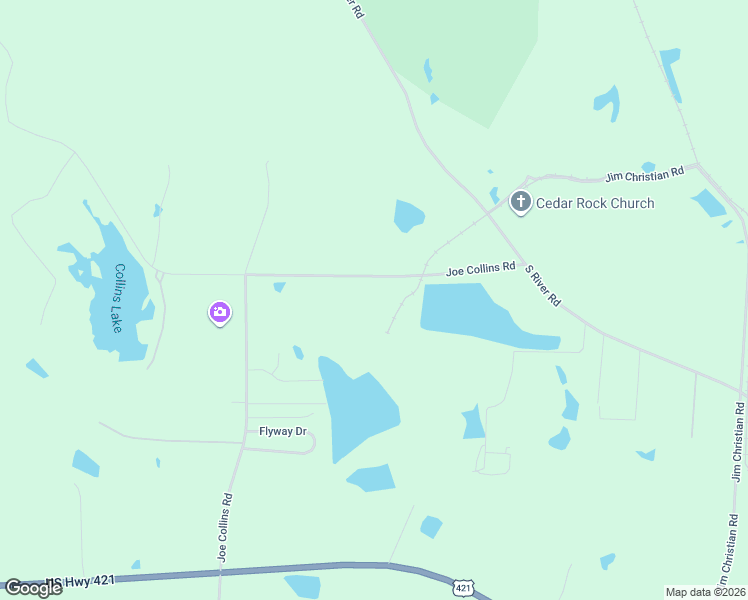 map of restaurants, bars, coffee shops, grocery stores, and more near 1109 Joe Collins Road in Lillington