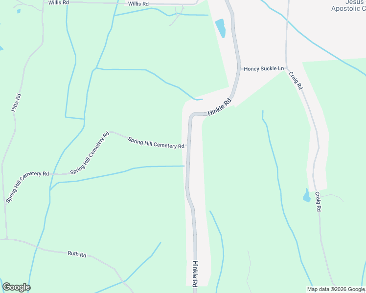 map of restaurants, bars, coffee shops, grocery stores, and more near Spring Hill Cemetery Road in Sardis