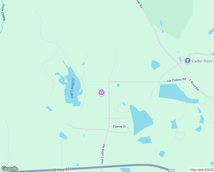 map of restaurants, bars, coffee shops, grocery stores, and more near 679 Joe Collins Road in Lillington