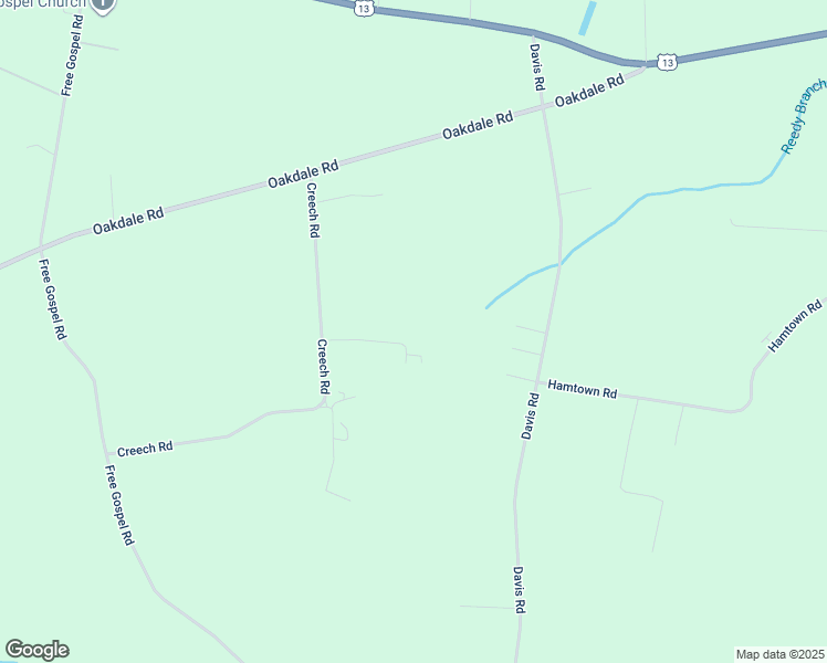 map of restaurants, bars, coffee shops, grocery stores, and more near 369 Creech Road in Snow Hill
