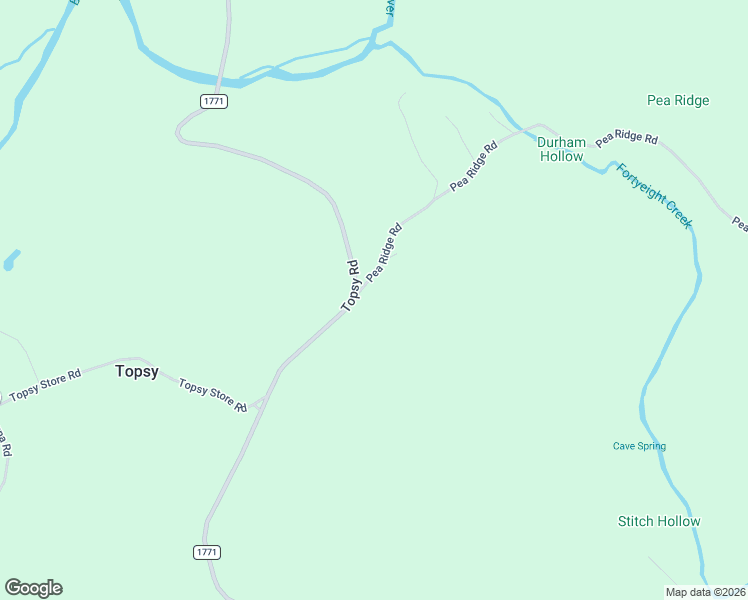 map of restaurants, bars, coffee shops, grocery stores, and more near 202 Pea Ridge Road in Waynesboro