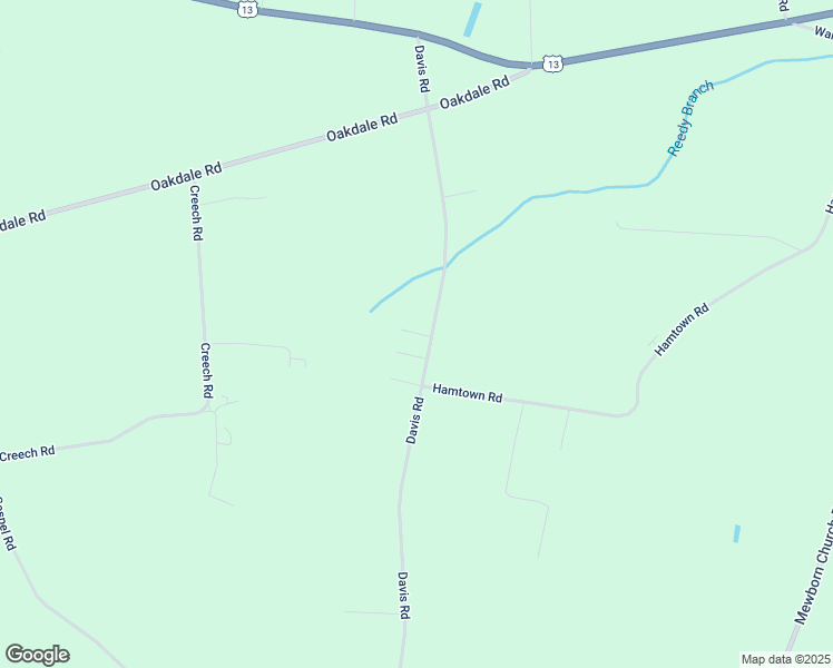 map of restaurants, bars, coffee shops, grocery stores, and more near Thaggard Drive in Greene County