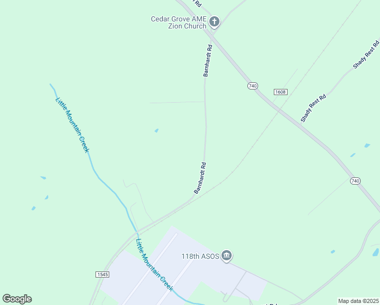 map of restaurants, bars, coffee shops, grocery stores, and more near 40333 Barnhardt Road in New London