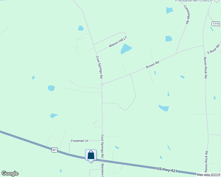 map of restaurants, bars, coffee shops, grocery stores, and more near 833 Brown Road in Lillington